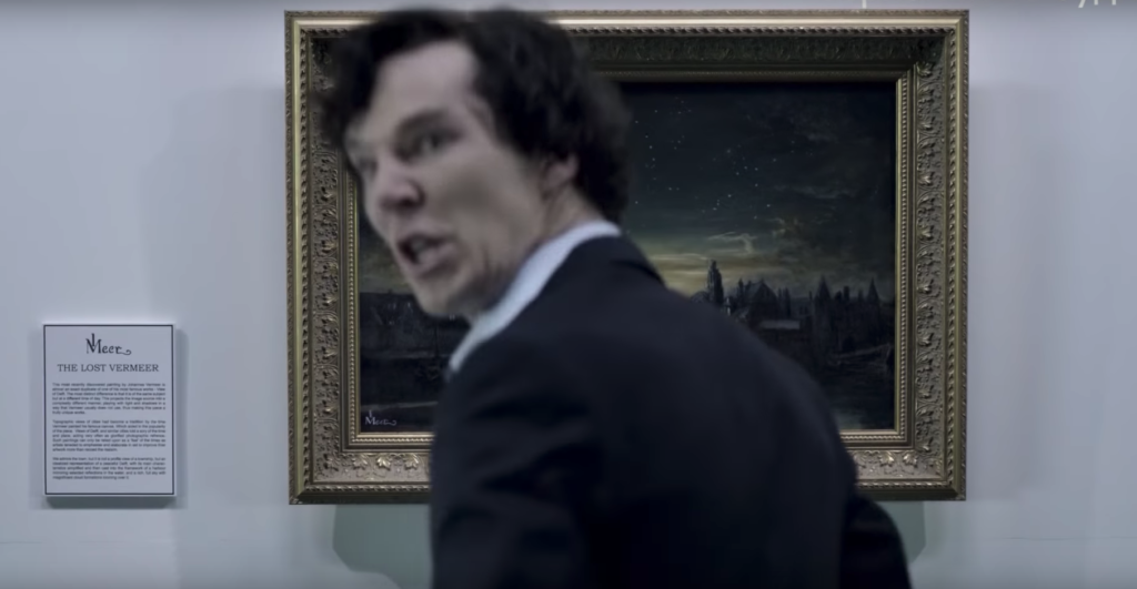 Шерлок доказывает что полотно подделка