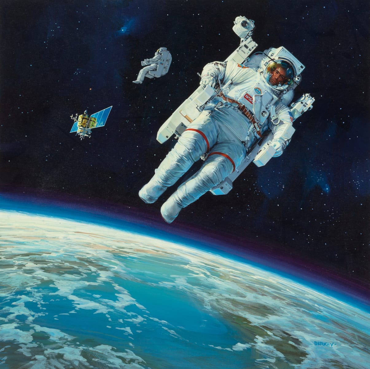 Джон Берки картины космос